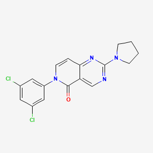 6-(3,5-dichlorophenyl)-2-(pyrrolidin-1-yl)pyrido[4,3-d]pyrimidin-5(6H)-one