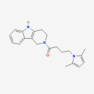 1-(3,4-dihydro-1H-pyrido[4,3-b]indol-2(5H)-yl)-4-(2,5-dimethyl-1H-pyrrol-1-yl)butan-1-one