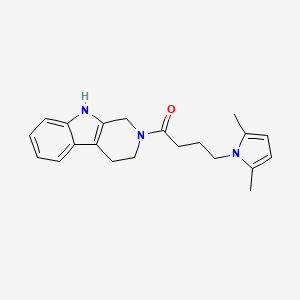 4-(2,5-Dimethyl-1H-pyrrol-1-YL)-1-(1,3,4,9-tetrahydro-2H-beta-carbolin-2-YL)-1-butanone