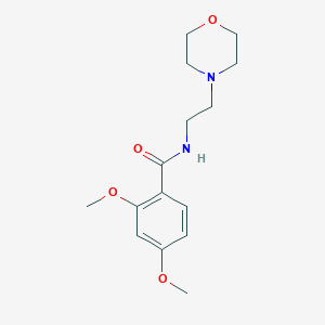 molecular formula C15H22N2O4 B11028405 2,4-dimethoxy-N-(2-morpholin-4-ylethyl)benzamide 