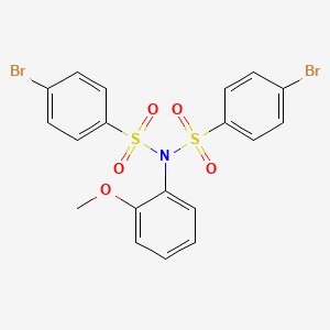 4-bromo-N-[(4-bromophenyl)sulfonyl]-N-(2-methoxyphenyl)benzenesulfonamide