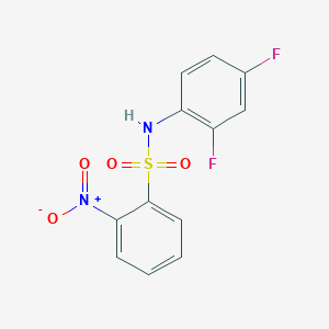 N-(2,4-difluorophenyl)-2-nitrobenzenesulfonamide