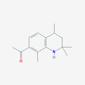 1-(2,2,4,8-Tetramethyl-1,2,3,4-tetrahydroquinolin-7-yl)ethanone