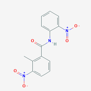 2-methyl-3-nitro-N-(2-nitrophenyl)benzamide