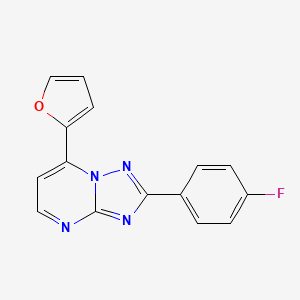 2-(4-Fluorophenyl)-7-(furan-2-yl)[1,2,4]triazolo[1,5-a]pyrimidine