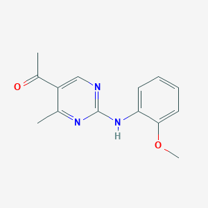 5-Acetyl-2-[(2-methoxyphenyl)amino]-4-methylpyrimidine