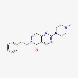 2-(4-methylpiperazin-1-yl)-6-(2-phenylethyl)pyrido[4,3-d]pyrimidin-5(6H)-one