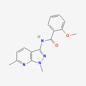 N-(1,6-dimethyl-1H-pyrazolo[3,4-b]pyridin-3-yl)-2-methoxybenzamide