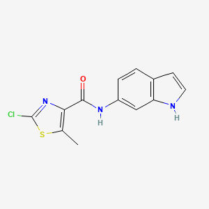 2-chloro-N-(1H-indol-6-yl)-5-methyl-1,3-thiazole-4-carboxamide