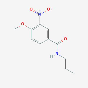 4-methoxy-3-nitro-N-propylbenzamide