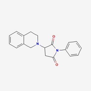 3-(3,4-dihydroisoquinolin-2(1H)-yl)-1-phenylpyrrolidine-2,5-dione