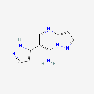 6-(1H-pyrazol-5-yl)pyrazolo[1,5-a]pyrimidin-7-amine