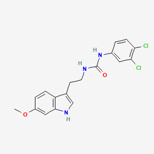 1-(3,4-dichlorophenyl)-3-[2-(6-methoxy-1H-indol-3-yl)ethyl]urea