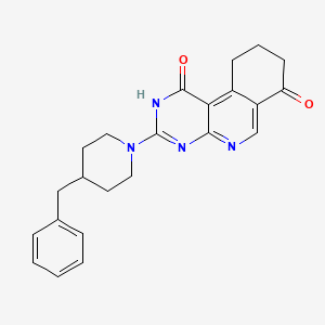 3-(4-benzylpiperidin-1-yl)-9,10-dihydropyrimido[4,5-c]isoquinoline-1,7(2H,8H)-dione