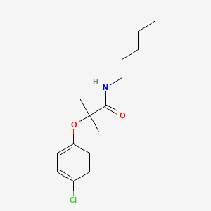 2-(4-chlorophenoxy)-2-methyl-N-pentylpropanamide