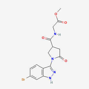 molecular formula C15H15BrN4O4 B11029407 C15H15BrN4O4 