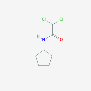 molecular formula C7H11Cl2NO B11029489 2,2-dichloro-N-cyclopentylacetamide 