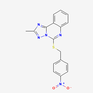 2-Methyl-5-[(4-nitrobenzyl)sulfanyl][1,2,4]triazolo[1,5-c]quinazoline