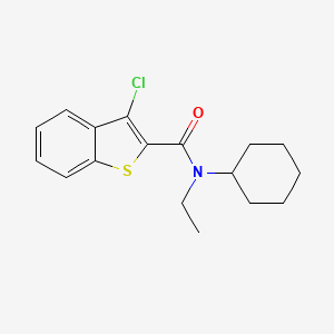 3-chloro-N-cyclohexyl-N-ethyl-1-benzothiophene-2-carboxamide