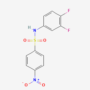 N-(3,4-difluorophenyl)-4-nitrobenzenesulfonamide