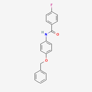 N-[4-(benzyloxy)phenyl]-4-fluorobenzamide