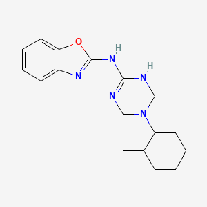 N-[5-(2-methylcyclohexyl)-1,4,5,6-tetrahydro-1,3,5-triazin-2-yl]-1,3-benzoxazol-2-amine