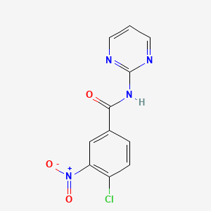 4-Chloro-3-nitro-N-pyrimidin-2-yl-benzamide