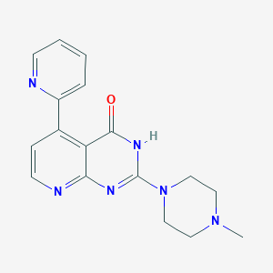 2-(4-methylpiperazin-1-yl)-5-(pyridin-2-yl)pyrido[2,3-d]pyrimidin-4(3H)-one