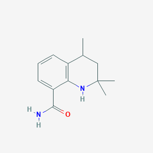 molecular formula C13H18N2O B11029932 2,2,4-Trimethyl-1,2,3,4-tetrahydroquinoline-8-carboxamide 