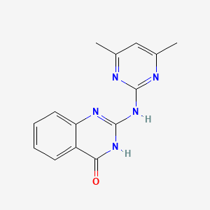 2-[(4,6-dimethylpyrimidin-2-yl)amino]quinazolin-4(3H)-one