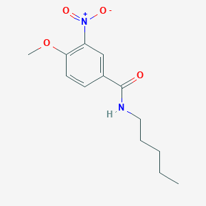 4-methoxy-3-nitro-N-pentylbenzamide