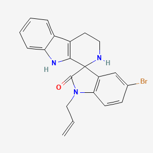 1'-allyl-5'-bromo-2,3,4,9-tetrahydrospiro[beta-carboline-1,3'-indol]-2'(1'H)-one