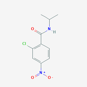 molecular formula C10H11ClN2O3 B11030160 2-chloro-4-nitro-N-(propan-2-yl)benzamide 