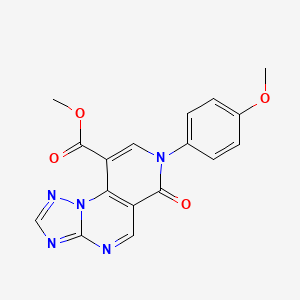 Methyl 7-(4-methoxyphenyl)-6-oxo-6,7-dihydropyrido[3,4-e][1,2,4]triazolo[1,5-a]pyrimidine-9-carboxylate