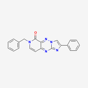 7-benzyl-2-phenylimidazo[1,2-b]pyrido[4,3-e][1,2,4]triazin-6(7H)-one