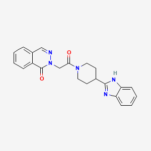 2-{2-[4-(1H-benzimidazol-2-yl)piperidin-1-yl]-2-oxoethyl}phthalazin-1(2H)-one