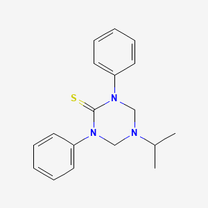 1,3-Diphenyl-5-(propan-2-yl)-1,3,5-triazinane-2-thione