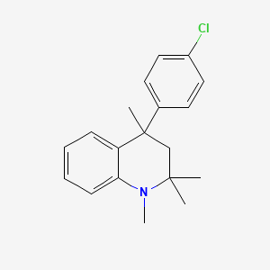 4-(4-Chlorophenyl)-1,2,2,4-tetramethyl-1,2,3,4-tetrahydroquinoline