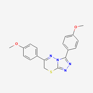 3,6-bis(4-methoxyphenyl)-7H-[1,2,4]triazolo[3,4-b][1,3,4]thiadiazine