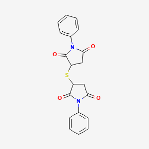 3,3'-Sulfanediylbis(1-phenylpyrrolidine-2,5-dione)