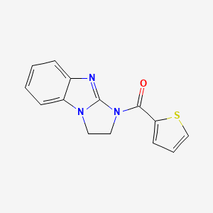 2,3-dihydro-1H-imidazo[1,2-a]benzimidazol-1-yl(thiophen-2-yl)methanone