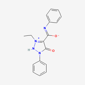 3-Ethyl-1-phenyl-4-phenylcarbamoyl-1h-1,2,3-triazol-3-ium-5-olate