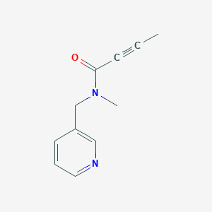 molecular formula C11H12N2O B11031052 N-Methyl-N-(3-pyridylmethyl)-2-butynamide 