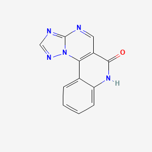 molecular formula C12H7N5O B11031078 8,12,14,16,17-pentazatetracyclo[8.7.0.02,7.013,17]heptadeca-1(10),2,4,6,11,13,15-heptaen-9-one 