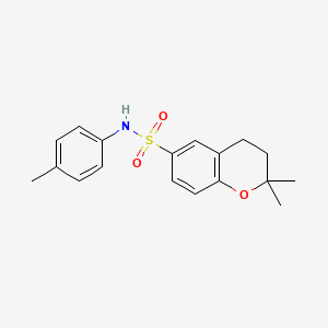 2,2-dimethyl-N-(4-methylphenyl)-3,4-dihydro-2H-chromene-6-sulfonamide