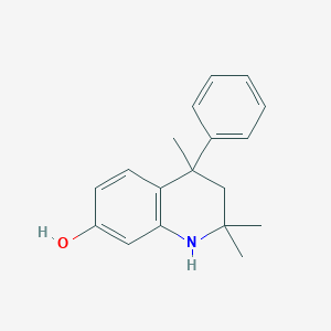 molecular formula C18H21NO B11031115 2,2,4-Trimethyl-4-phenyl-1,2,3,4-tetrahydroquinolin-7-ol 