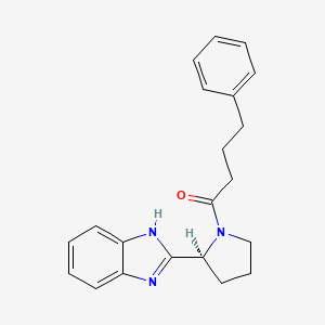 1-[(2S)-2-(1H-benzimidazol-2-yl)pyrrolidin-1-yl]-4-phenylbutan-1-one