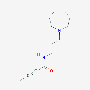 N-[3-(Azepan-1-YL)propyl]but-2-ynamide