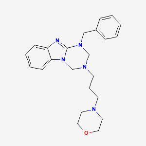 1-Benzyl-3-[3-(morpholin-4-yl)propyl]-1,2,3,4-tetrahydro[1,3,5]triazino[1,2-a]benzimidazole