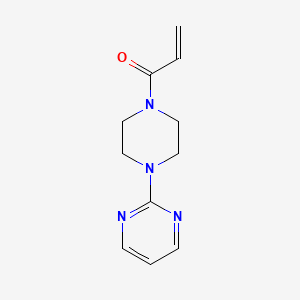 molecular formula C11H14N4O B11031493 1-[4-(Pyrimidin-2-yl)piperazin-1-yl]prop-2-en-1-one 